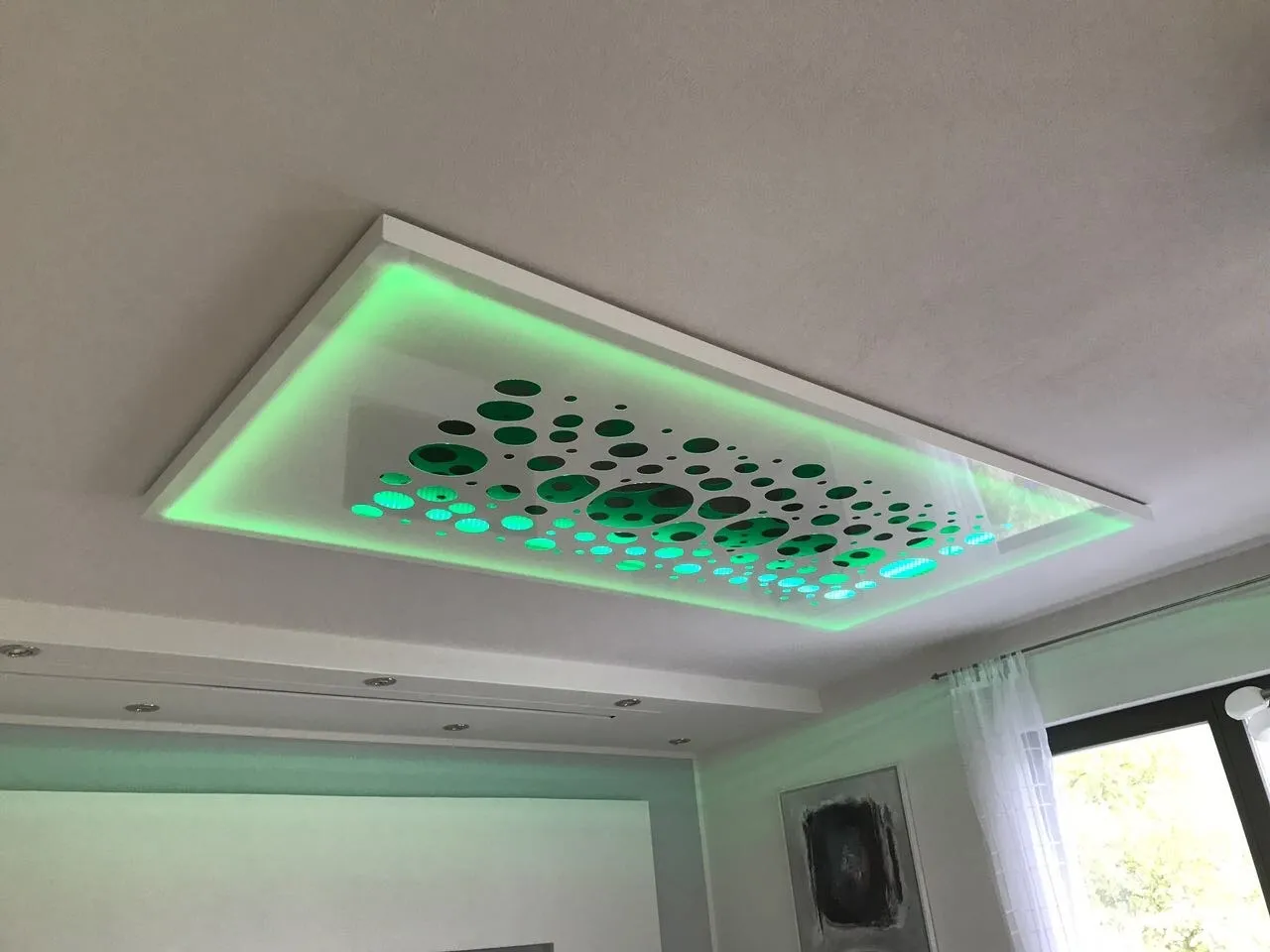 3d spanndecke grün von Defix Decken UG